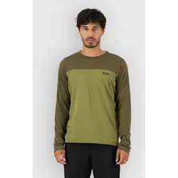 Mons Royale Diversion Merino Bike Long Sleeve Jersey fern / olive Gr. XXL