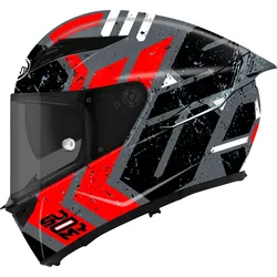 Suomy Stellar 2 Entropy, Integralhelm - Matt Grau/Schwarz/Rot - XXL