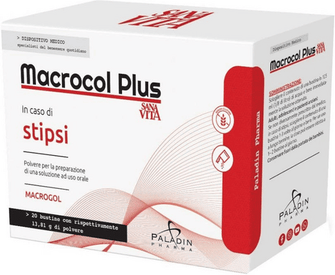 Sanavita Macrocol Plus Integratore Intestino 20 Bustine
