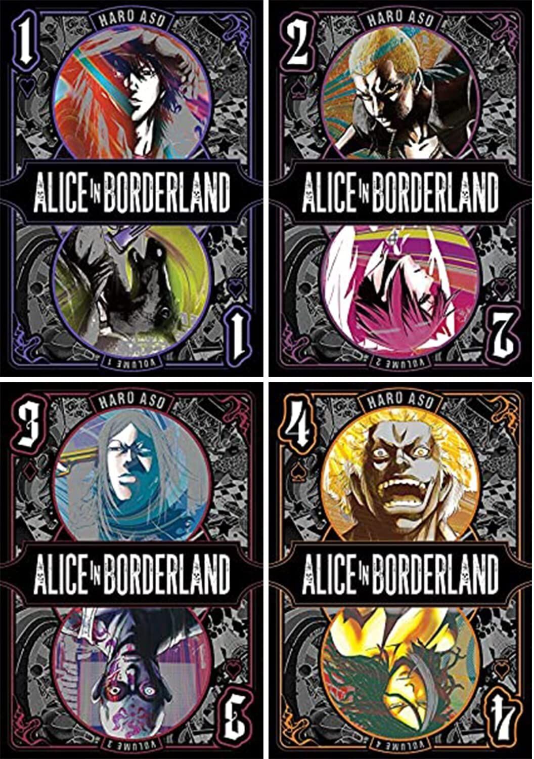 Viz Media Alice in Borderland Volume 1-4 Collection 4 Books Set By Haro Aso