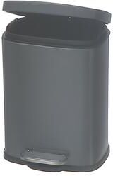 IH Casa Decor 3L Metal Rectangular Dust Bin Dark Grey