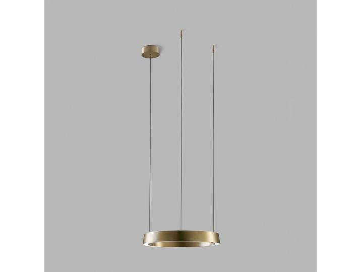 Suspension LED Edge Round, laiton, Ø40cm, CCT - Light-Point - Cuisine - Design - Aluminium - Rond