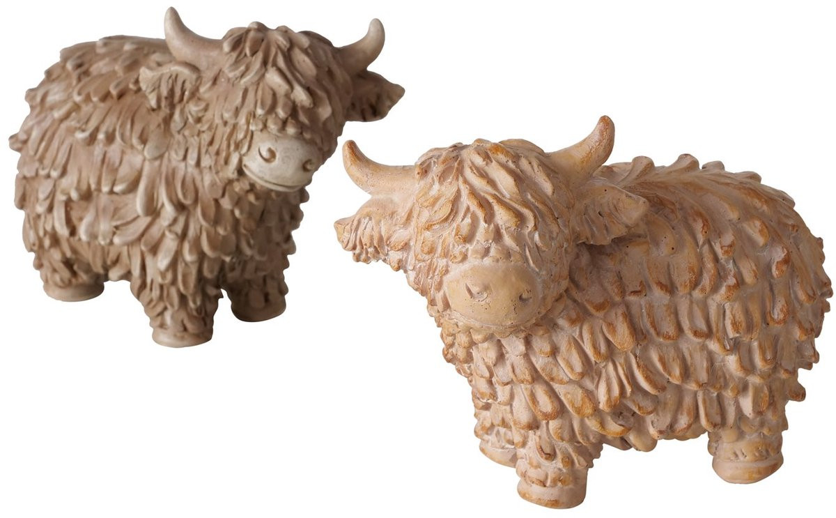 Boltze Home Figuur Koe Buffy H 7,5 x 10 cm Hars