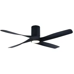 DC Deckenventilator Riviera Schwarz mit LED