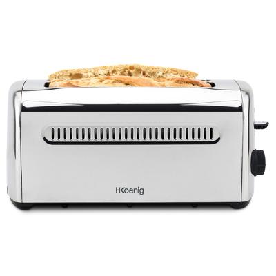 H.Koenig TOAS32 Toaster 4 Scheiben, Edelstahl…