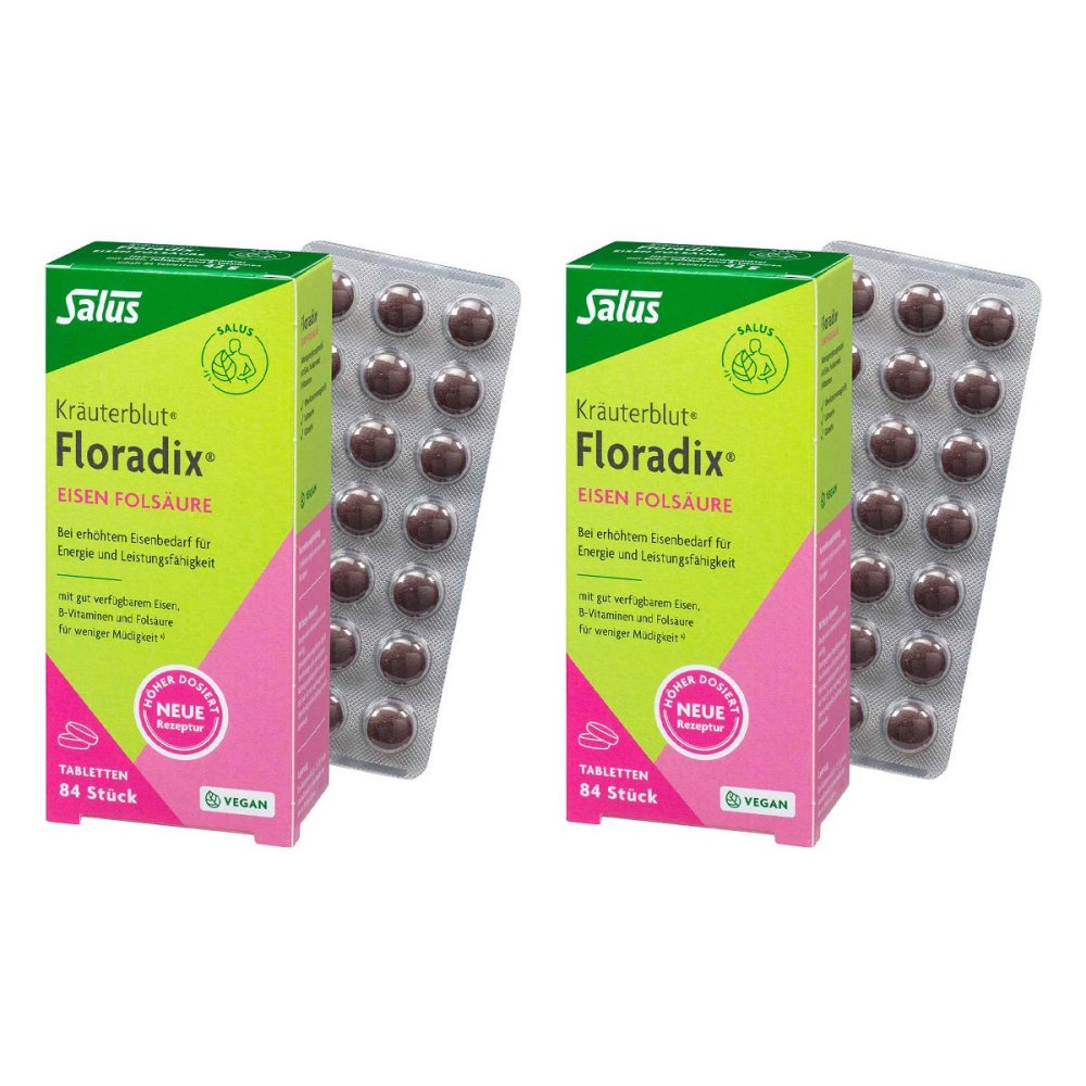 SALUS Pharma GmbH Floradix Eisen Folsäure Tabletten 08104571