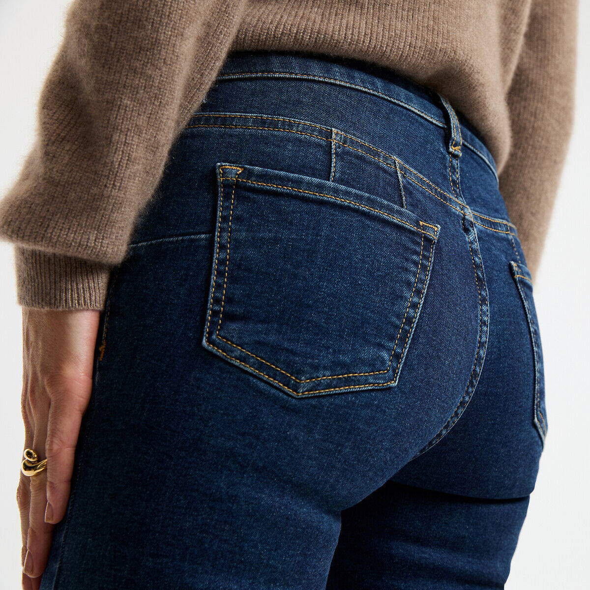 LA REDOUTE COLLECTIONS Jean droit push-up extra confort