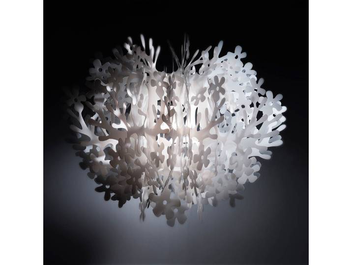 Fiorella Pendelleuchte M Weiß - SLAMP - Wohnzimmer - Design - Kunststoff - Einflammig
