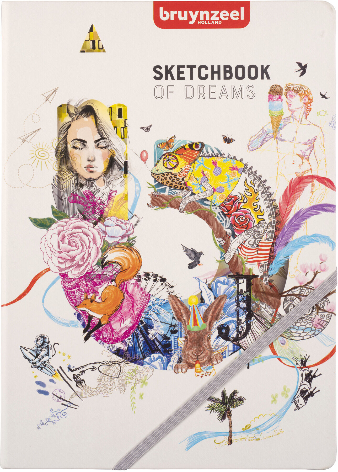 Bruynzeel Creatives Schetsboek - 140 gram - A4   8712079454630   Verf