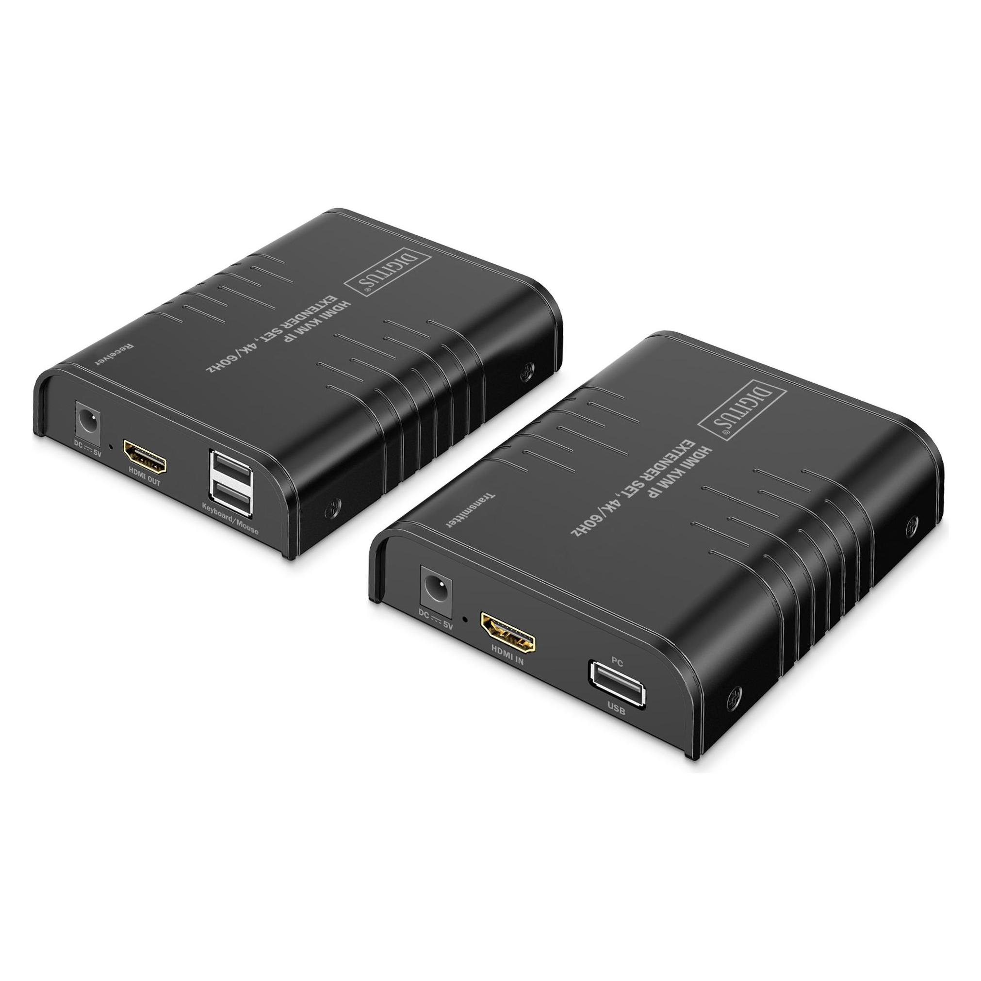 Digitus HDMI KVM IP Extender Set, 4K/60Hz (DS-55355)