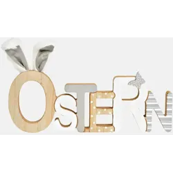 Holzaufsteller Ostern - H 20cm Mehrfarbig