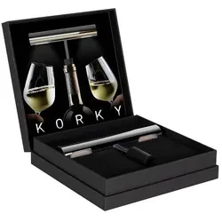 Sompex 72681 KORKY Silber Akku Flaschenleuchte