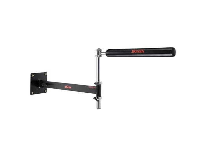 VEVOR Barre de Boxe Murale\, Barre de Frappe réglable\, entraîneur de Vitesse de Boxe avec Gants\, Barre de Boxe réflexe Noire\, équipement de Boxe pour Kickboxing\, MMA\, soulagement du Stress et Fitness