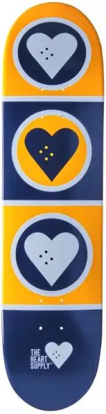 Skateboard Deck Heart Supply Squad (7.75" - Gelb)