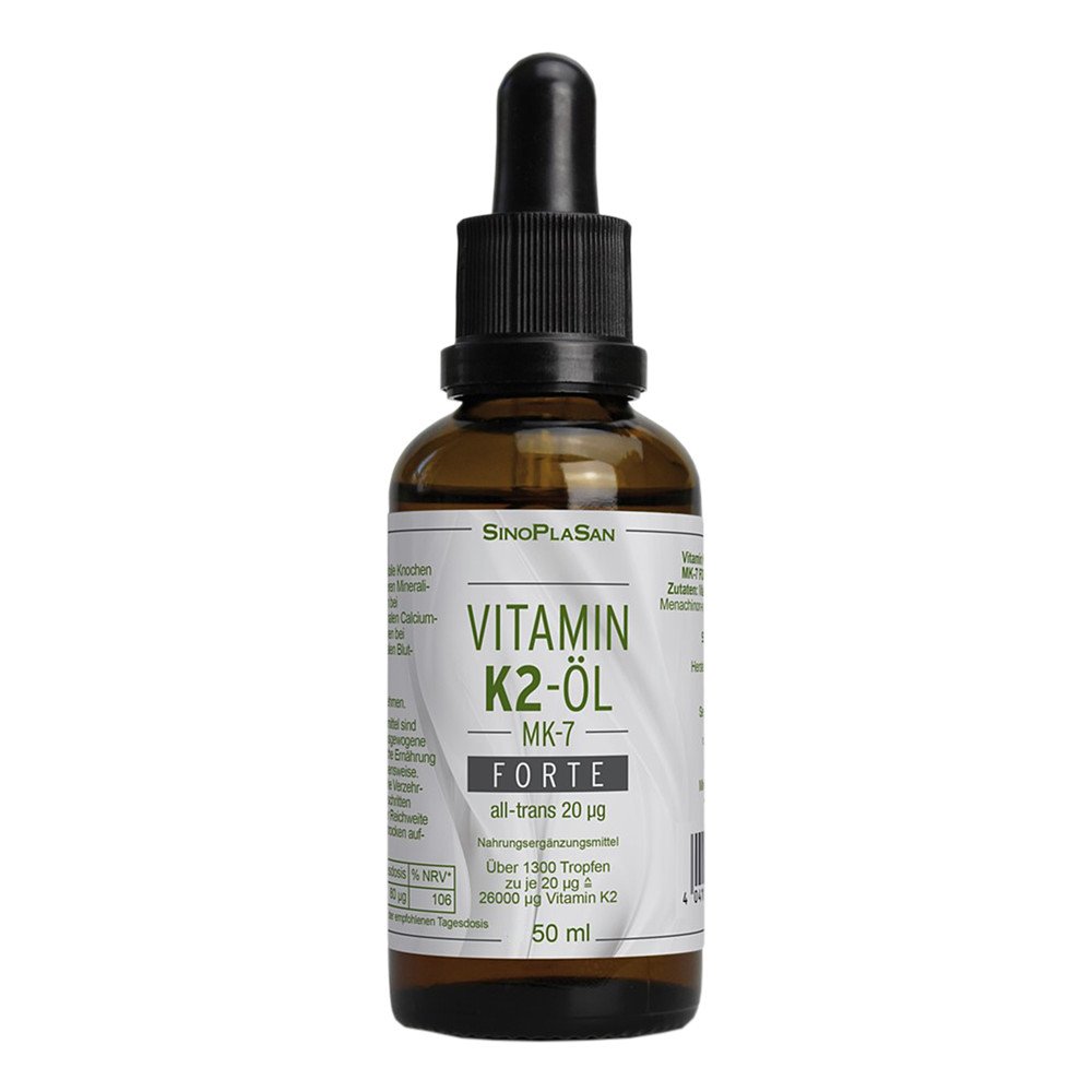 SinoPlaSan GmbH Vitamin K2-öl Mk-7 Forte all-trans 20 [my]g 13569026