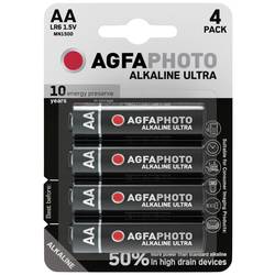 AgfaPhoto Ultra LR6 Mignon (AA)-Batterie Alkali-Mangan 1.5 V 4 St. 110-821887
