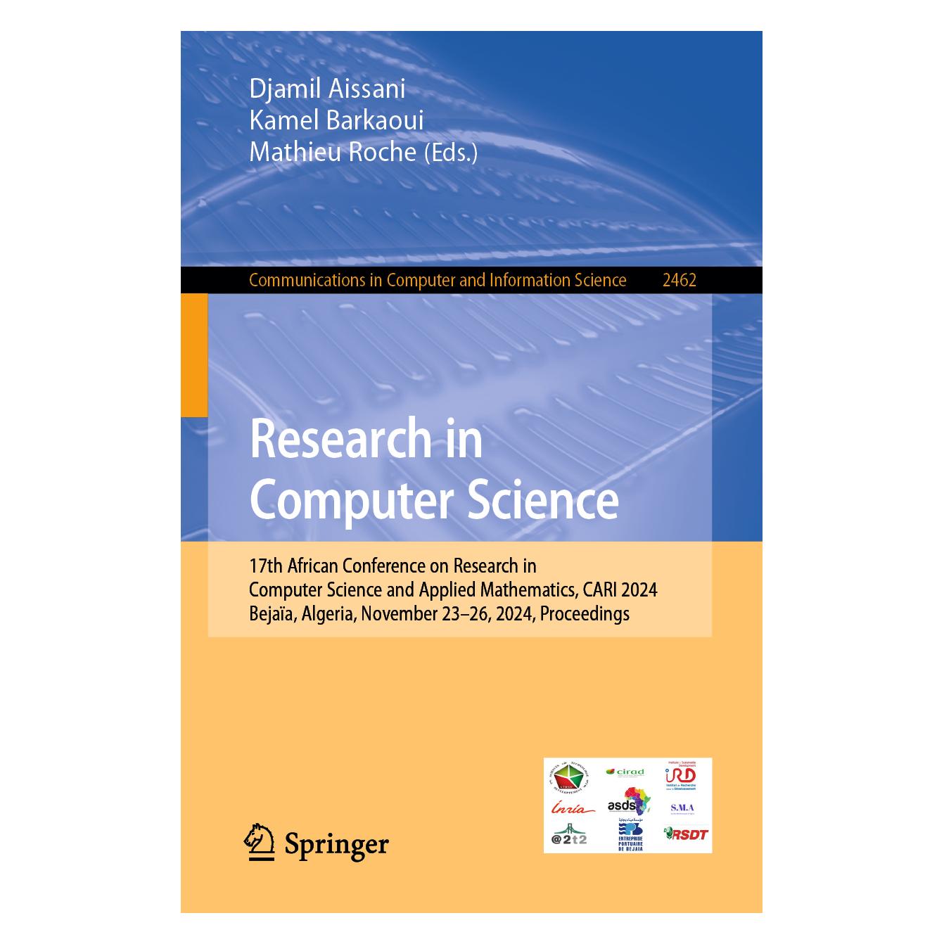 Springer Research in Computer Science (Englisch, Softcover, Djamil Aissani, Kamel Barkaoui, Mathieu Roche) (54817300)