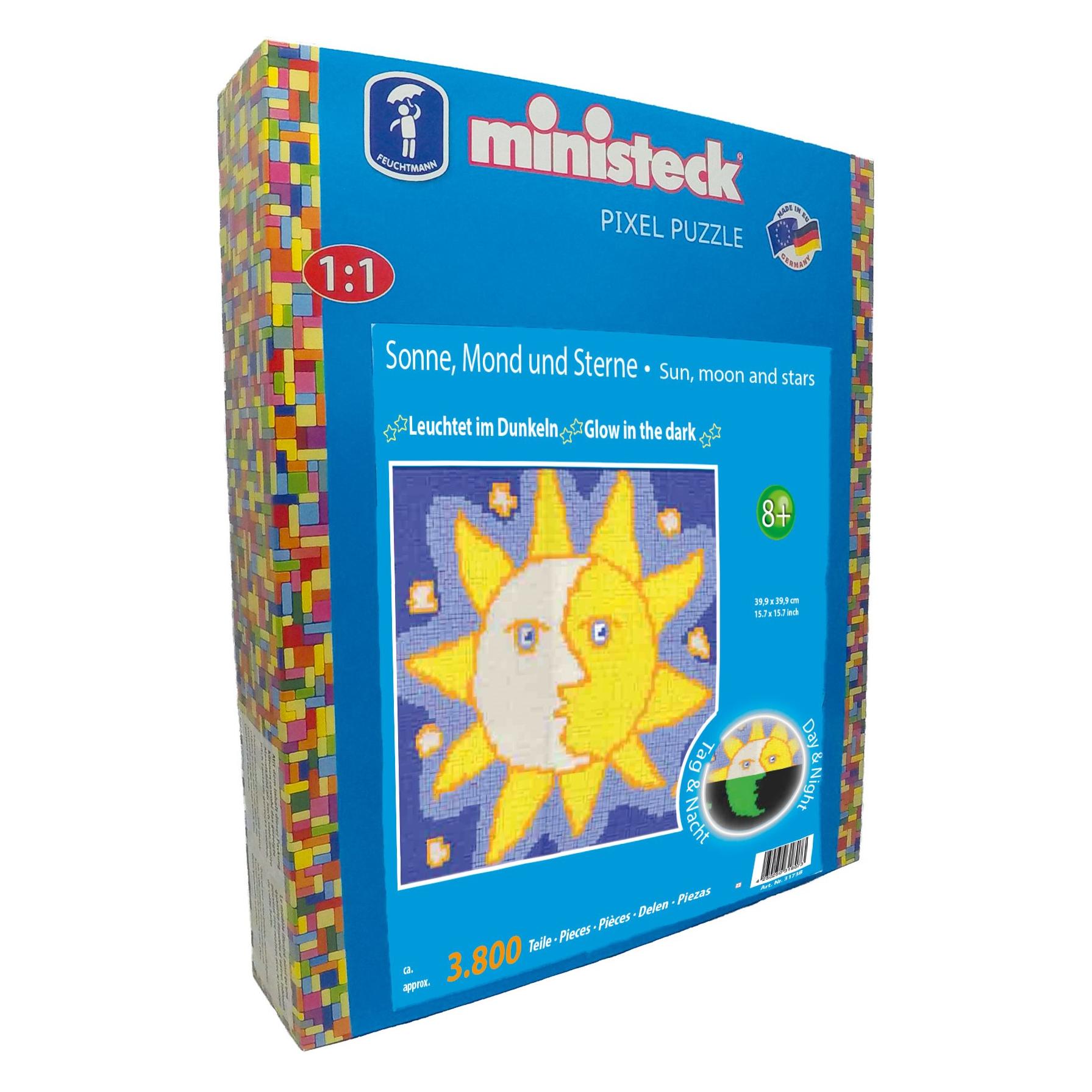 Feuchtmann Ministeck GITD Sonne, Mond und Sterne / GITD sun, moon, stars XXL Box (MS31738)