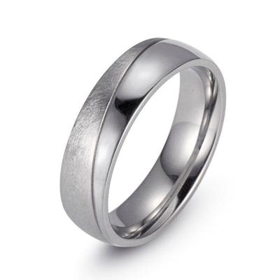 Trauring FIRETTI "Schmuck Geschenk "LIEBE" mit Vertiefung, ca. 7,0mm breit" Gr. 66, silber (edelstahlfarben), Fingerringe, Damen, 66, Edelstahl, 7mm, Trauring