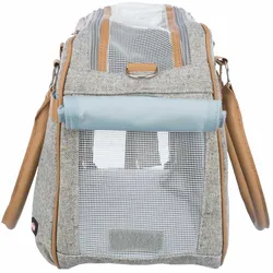 TRIXIE Tasche Helen, 19 × 28 × 40 cm, grau/hellbraun
