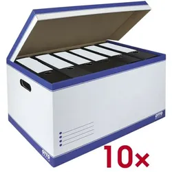 OTTO Office Klappdeckel-Container »big« - 10 Stück mehrfarbig, 51x29.5x34.5 cm