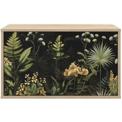 vidaXL, TV Möbel, Labeler (Dschungelmotiv) (33 x 69 x 40 cm)