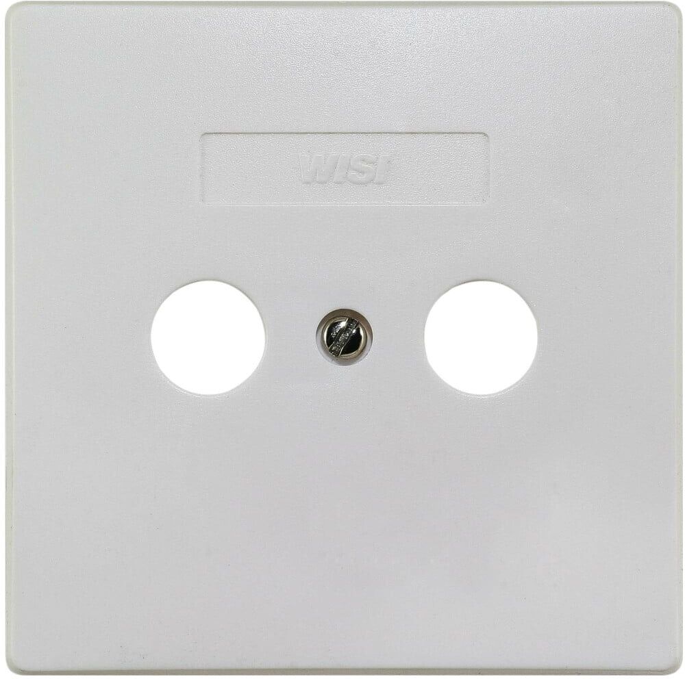 Wisi Abdeckplatte 2-Loch 75x75 mm DW42 (1986024)