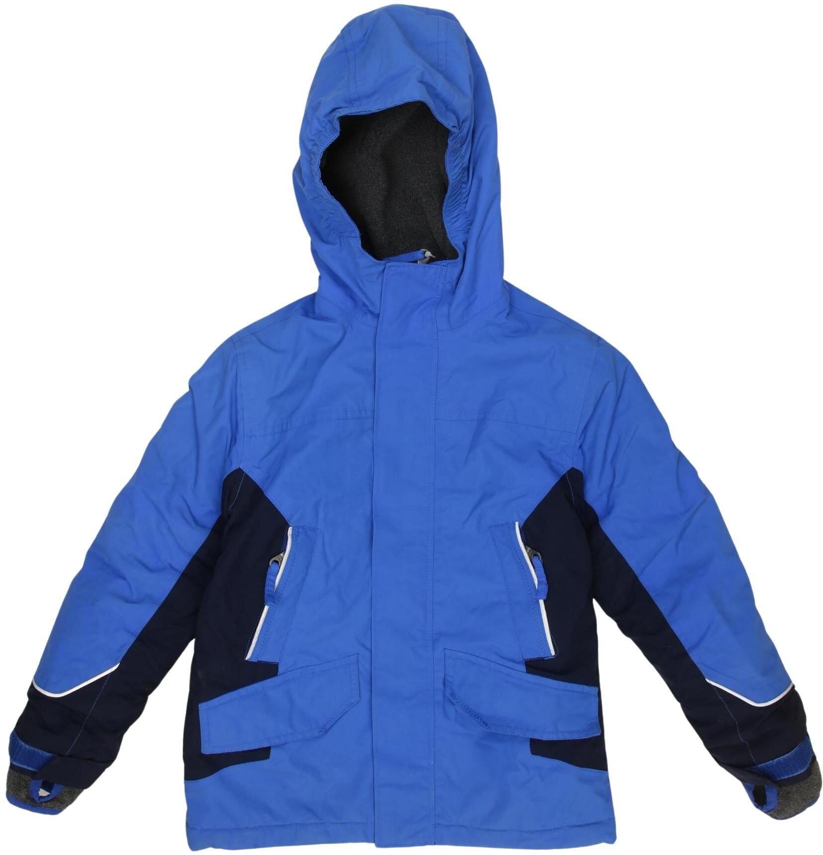 Lands End Jungen Jacke oder Mantel, Blau, Gr. M, Synthetik - Second Hand