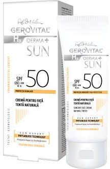 Gerovital Crema Solar SPF50 Tono Natural 50 ml