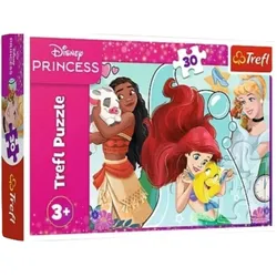 Puzzle - 30 - Schön und mutig - Disney Prinzessinnen - Trefl 18323