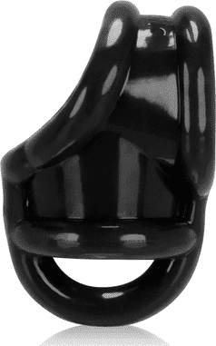 Oxballs Ballsling - Stretchy Cocksling with Ball-Splitting Strap - Black