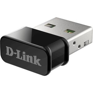 D-Link WLAN-Adapter AC1300, DWA-181, Nano, USB 2.0, bis 1267 Mbit/s, Wi-Fi 5, 5 GHz & 2,4 GHz, MU-MIMO