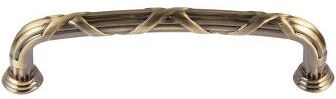 "Utopia Alley Riga Cabinet Ring Pull Knob/Pull, Antique Brass, knob 1.58""/3.75""/5"" center to center"