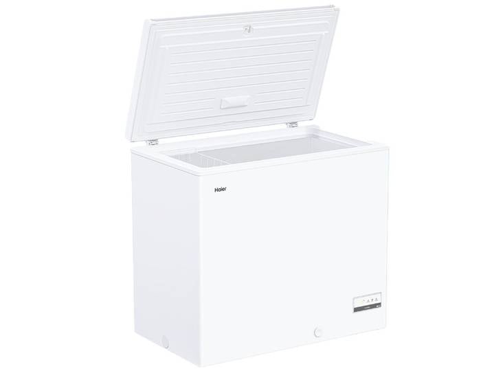 Haier Gefriertruhe HCE200D, 91.5 cm breit, 196 l, 1 Metallkorb, LED Beleuchtung, Temperaturanzeige, Tauwasserablauf