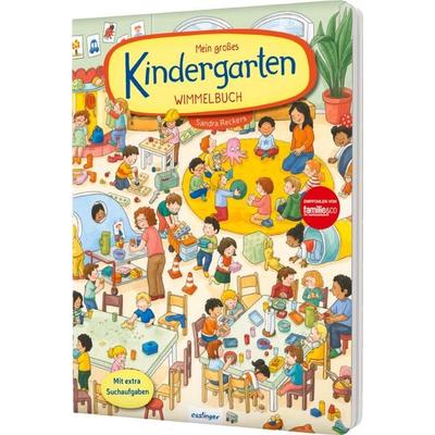 Mein großes Kindergarten-Wimmelbuch, Gebundene Ausgabe von , Esslinger in der Thienemann-Esslinger Verlag GmbH, 978-3-480-23925-2