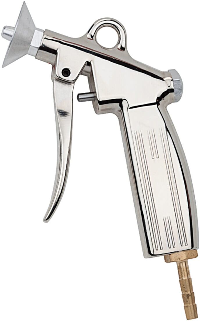 Riegler Blaspistole, Schutzschild, Alu-Druckguss vernickelt, Tülle LW 9 (22 B-S)