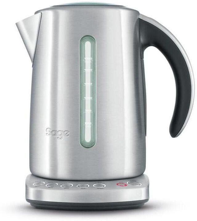 SAGE Wasserkocher "Smart Kettle", silber (silberfarben), B:18cm H:24cm T:15cm, Wasserkocher, Wasserkocher silberfarben Einheitsgröße