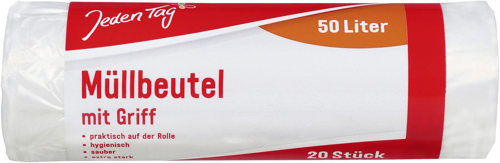 Jeden Tag Müllbeutel 50,0 l transparent 14447853