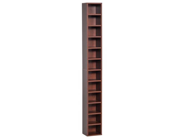 Rangements pour CD et DVD étagère colonne de rangement meuble de rangement avec 12 compartiments capacité max. 204 CD
