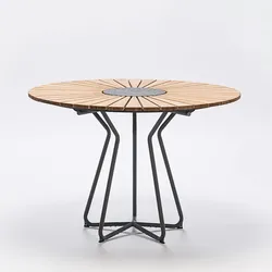 Tisch Circle Houe Tischplatte Bambus/Granit braun, Designer Henrik Pedersen, 75 cm
