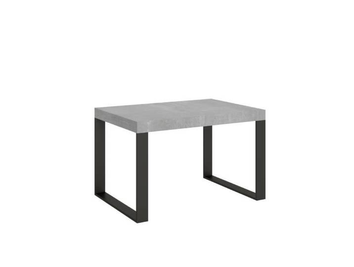 Table extensible - TECNO - Tecno Ciment - Métal - 90 cm - 10 places - Contemporain - Design