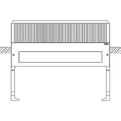 ABN Sockel Gr.2 4-feld Höhe 900mm SX007