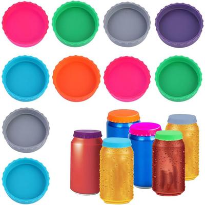 Perfect Picks Market Reusable Leak proof Silicone Cola Can Cap For Canned Beverages, Beer, And Soda Dust Proof, Food Grade Seal green 2pcs