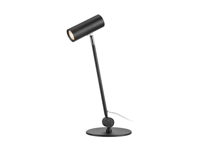 Arlo LED-Tischleuchte, schwarz, Eisen, Höhe 52,8 cm, dim. - Markslöjd - Wohnzimmer - Modern - Metall - Einflammig