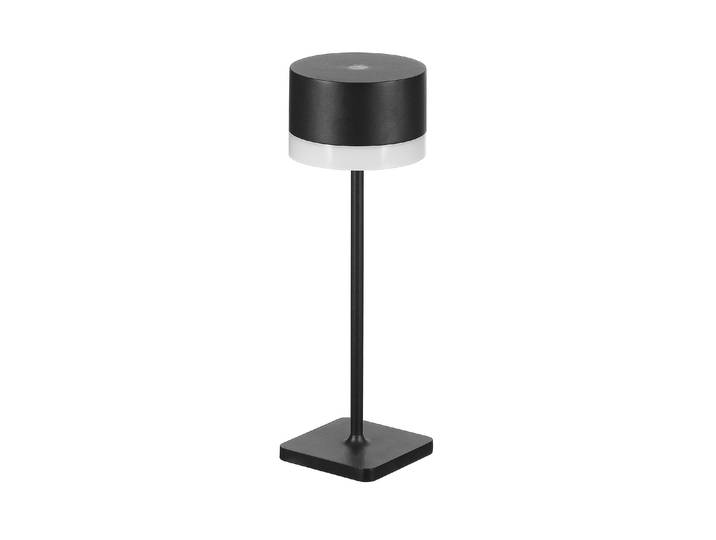 LED Tischleuchte Schönenberger Surya, USB-C, 37 cm, Schwarz , schwarz, Ø 13cm H: 37cm, Leuchten, LED Tischleuchte