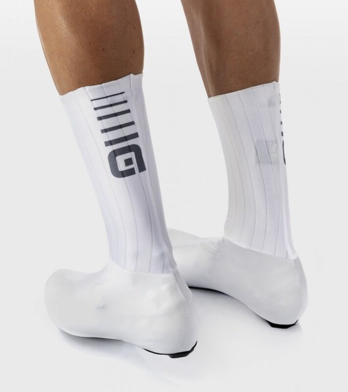 ALE' Copriscarpe ciclismo  WHIZZY bianco-grigio 2026