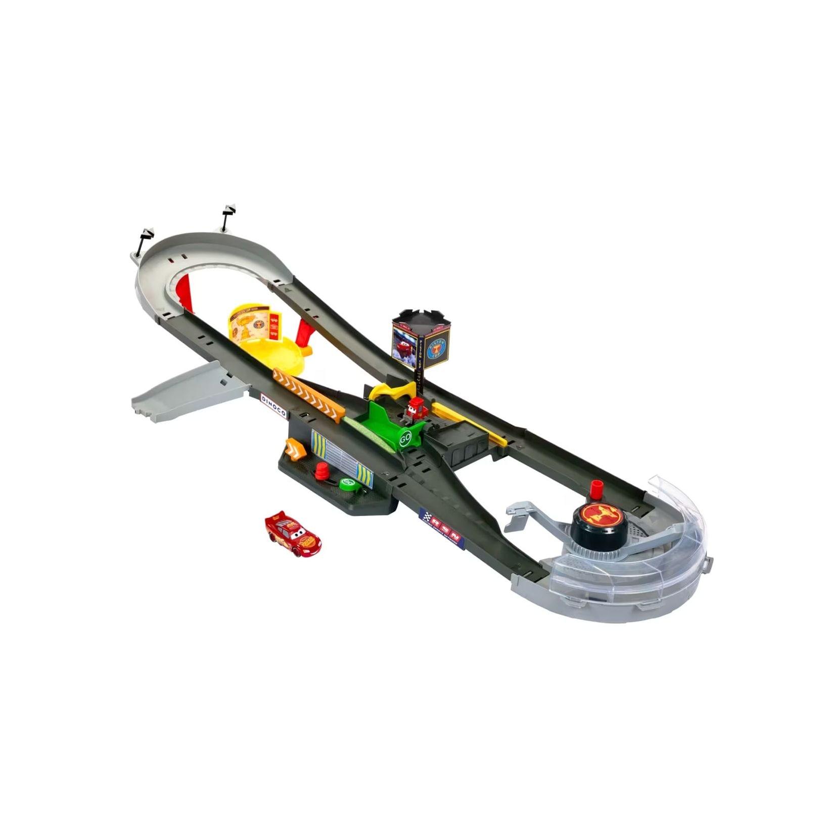 Mattel HPD81 - Disney Pixar Cars - Piston Cup Action-Rennstrecke – Dein eigenes Rennen!