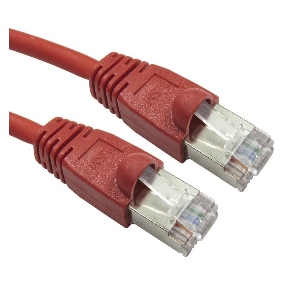Cables Direct CDL 0.5MTR CAT 6 FTP-LSOH - RED (FTP, CAT6, 0.50 m) (B6ST-700R)