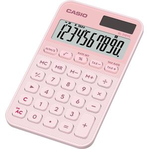 Casio Taschenrechner SL 310YC LP, mit Zeitberechnung, 10-stelliges LC-Display, Solar- & Batteriebetrieb