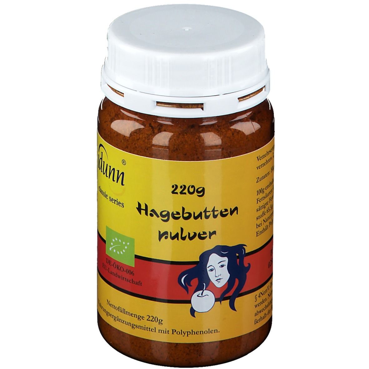 Hagebuttenpulver Bio 220 g Pulver